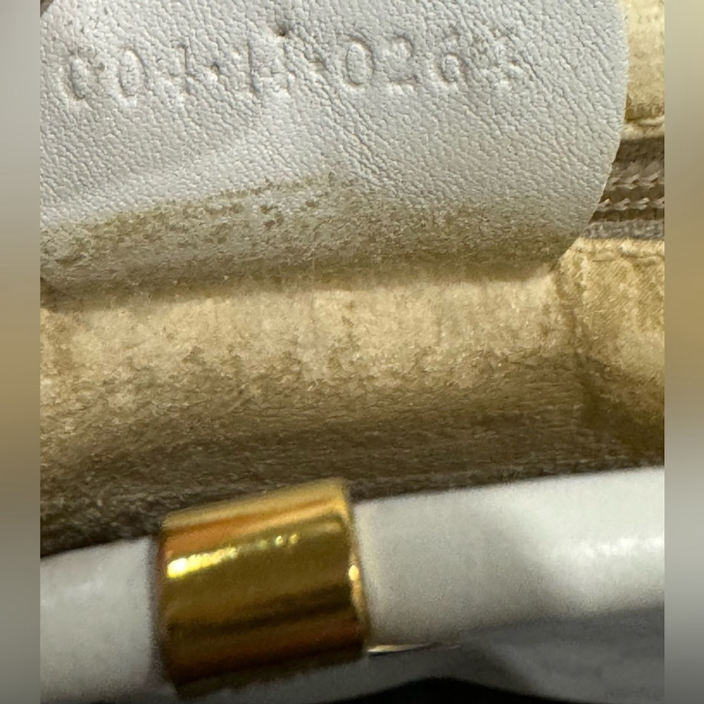 Vintage Gucci Interlocking GG Clutch purse shoulder bag ivory gold authentic - Picture 10 of 16